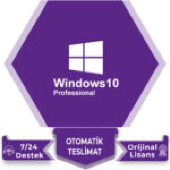 Windows 10 Pro 32-64 Bit Destekli Türkçe Lisans Anahtarı ürün görseli 1