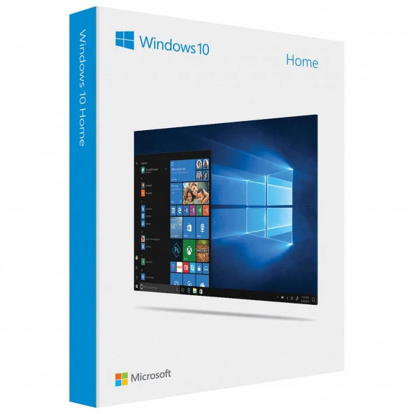 Windows 10 Home 32-64 Bit Destekli Türkçe-İngilizce Global RETAIL Lisans Anahtarı ürün görseli 1