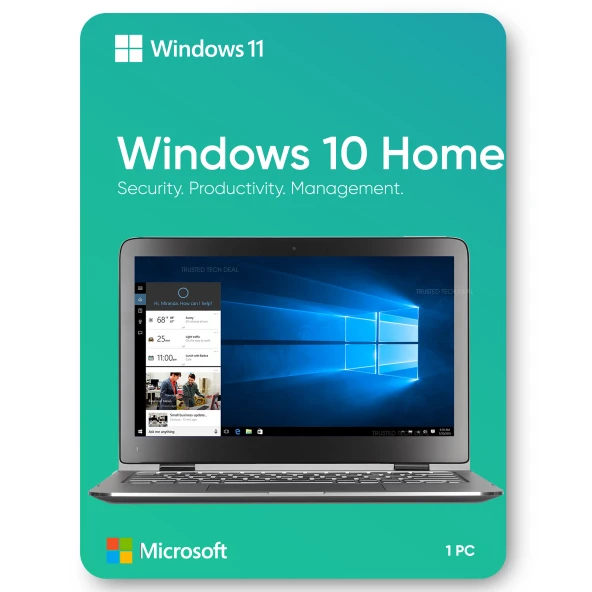 Windows 10 Home Dijital Ürün Lisans Anahtarı Key 32&64 Bit Uyumlu Hemen Teslim ürün görseli 1