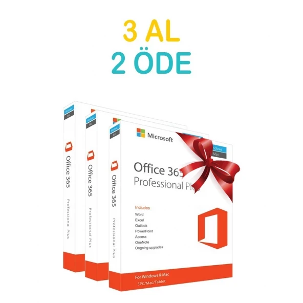 Microsoft Office 365 Pro Plus 5 Cihaz Lisans Hesabı - 3 AL 2 ÖDE ürün görseli 1