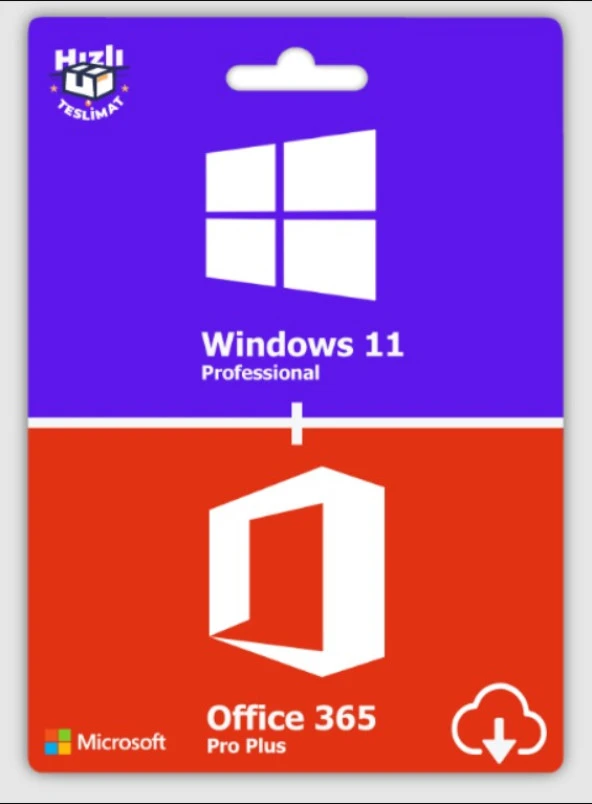 Windows 11 Home ve Office 365 Pro Plus 32-64 Bit Türkçe-İngilizce Global Destekli ürün görseli 1