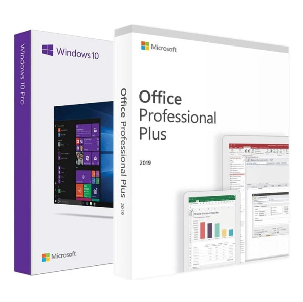 MicrosoftWindows 10 Pro ve Office 2019 Bireysel Dijital Lisans ESD Lisans ürün görseli 1
