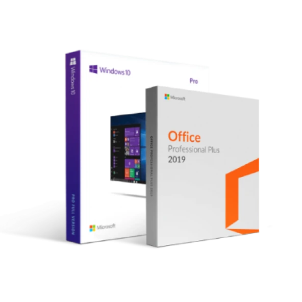 Windows 10 Pro ve Office 2019 Pro Plus PC 32-64 Bit Türkçe-İngilizce Global Destekli ESD Lisans ürün görseli 1