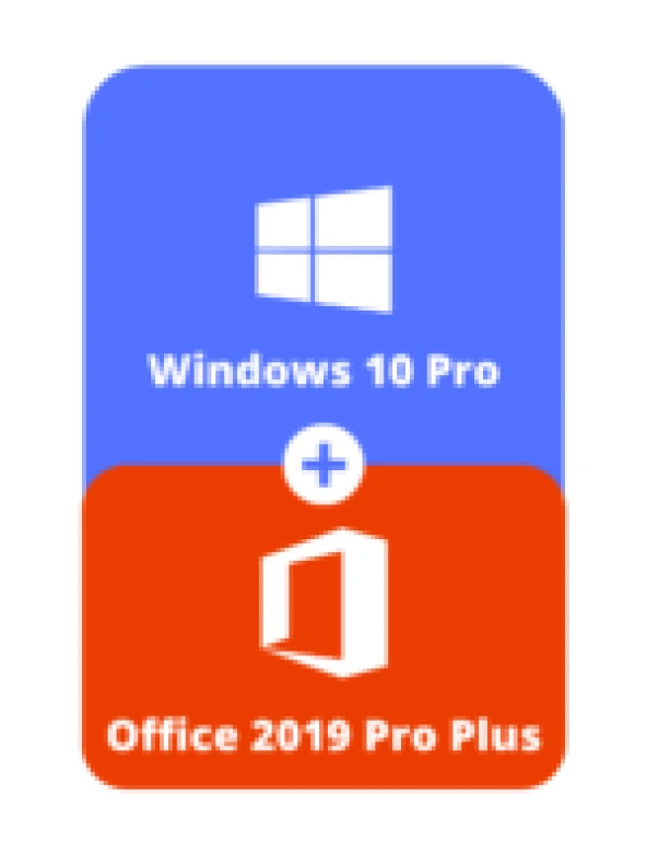 Windows 10 Pro ve Office 2019 Pro Plus - PC 32-64 Bit Türkçe-İngilizce Global Destekli ürün görseli 1