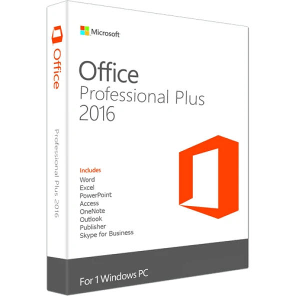 Office 2016 Pro Plus Retail Dijital Lisans Anahtarı ürün görseli 1