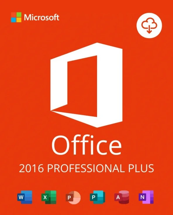 Office 2016 pro plus retail dijital lisans anahtarı ürün görseli 1
