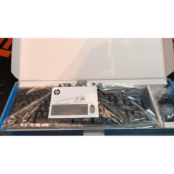 Hp 225 286J4AA Kablolu Klavye Mouse Set (OUTLET) ürün görseli 1