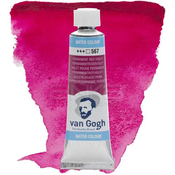 Van Gogh Tüp Sulu Boya 10ml Permanent Red Violet 567 ürün görseli 1