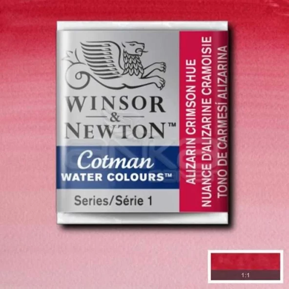 Winsor & Newton Tablet Sulu Boya No:003 Alizarin Crimson Hue ürün görseli 1