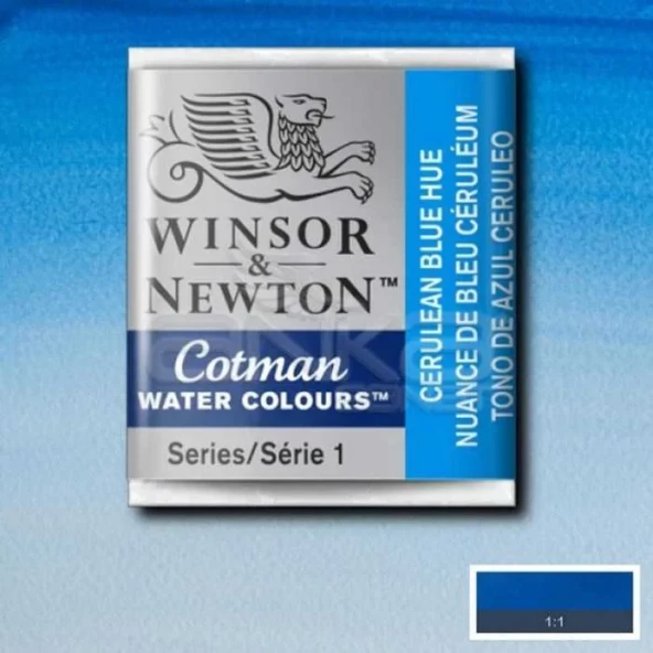 Winsor & Newton Tablet Sulu Boya No:139 Cerulean Blue Hue ürün görseli 1