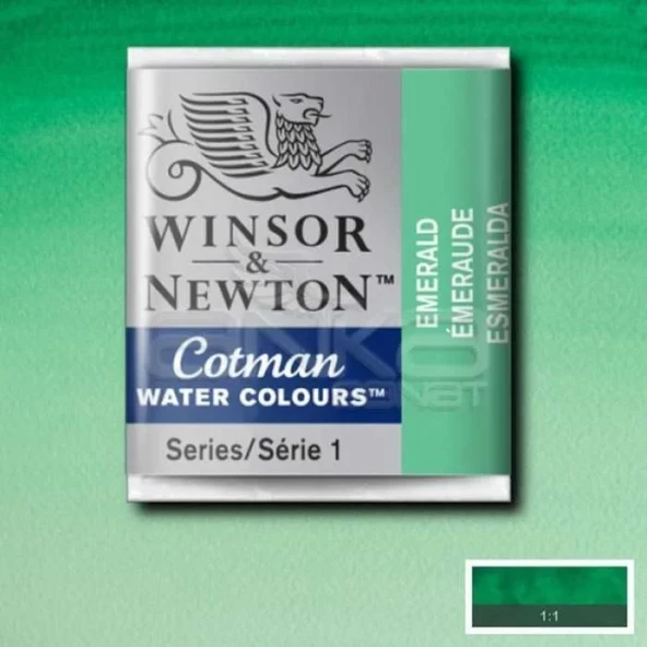 Winsor & Newton Tablet Sulu Boya No:235 Emerald ürün görseli 1