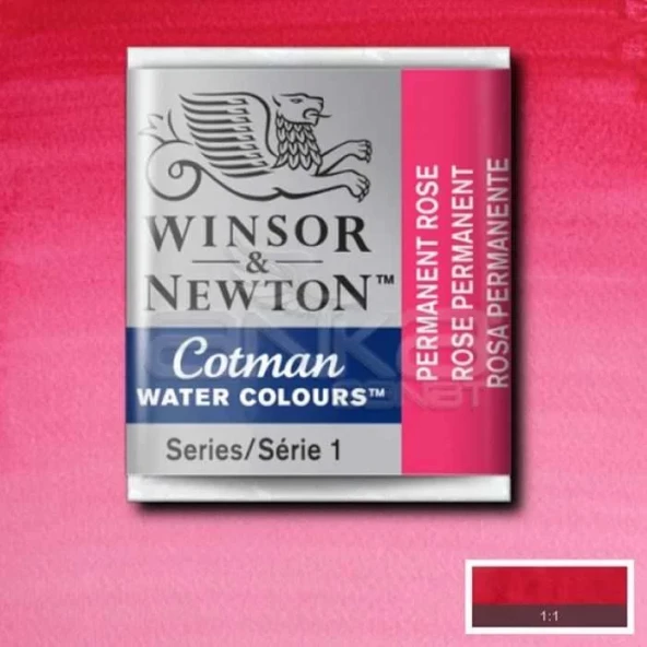 Winsor & Newton Tablet Sulu Boya No:502 Permanent Rose ürün görseli 1