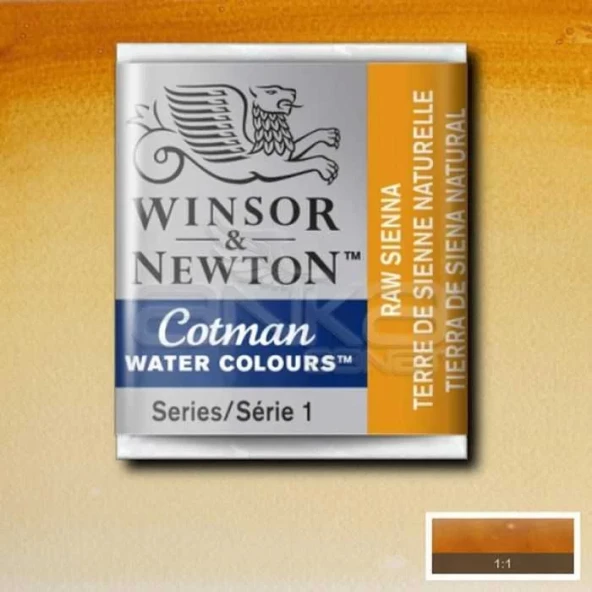 Winsor & Newton Tablet Sulu Boya No:552 Raw Sienna ürün görseli 1