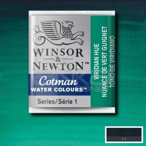 Winsor & Newton Tablet Sulu Boya No:696 Viridian Hue ürün görseli 1