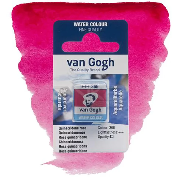 Van Gogh Tablet Sulu Boya Yedek Quinaciridone Rose 366 ürün görseli 1