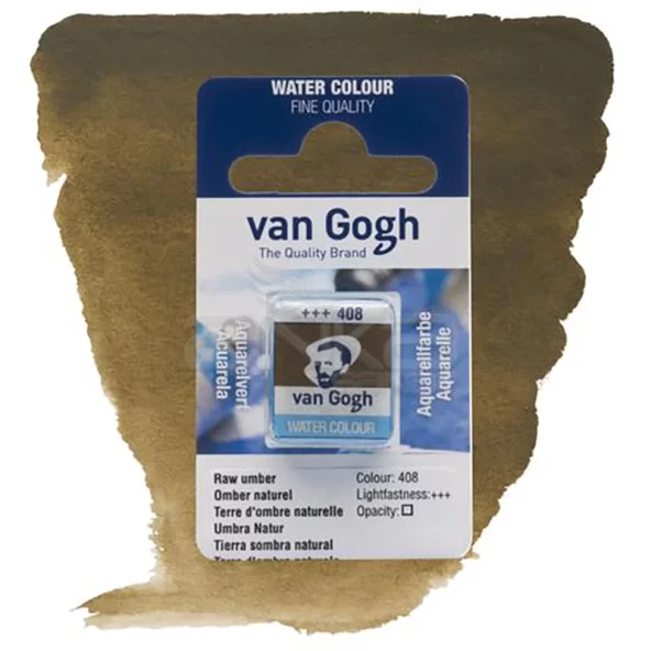 Van Gogh Tablet Sulu Boya Yedek Raw Umber 408 ürün görseli 1