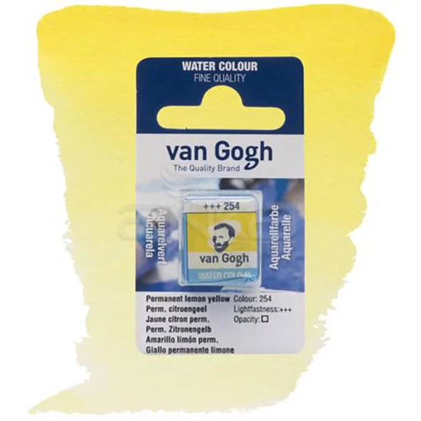 Van Gogh Tablet Sulu Boya Yedek Perm Lemon Yellow 254 ürün görseli 1