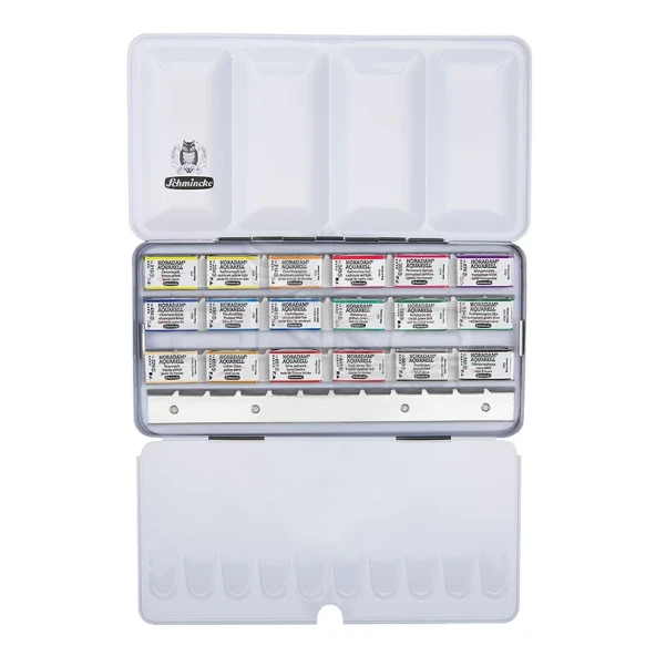 Schmincke Horadam Aquarell Sulu Boya Seti 18 Renk 1/1 Tablet Kod:74318 ürün görseli 1