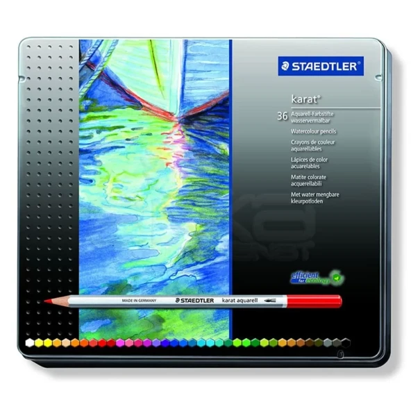Staedtler Karat Aquarell Sulu Boya Kalemi 36lı Set ürün görseli 1