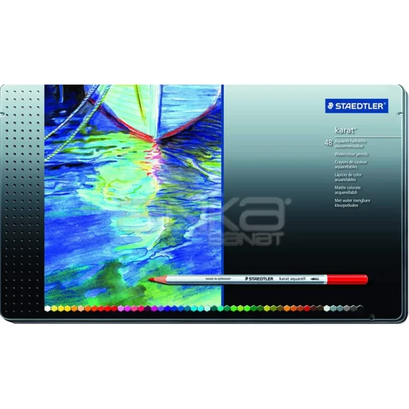 Staedtler Karat Aquarell Sulu Boya Kalemi 48li Set ürün görseli 1