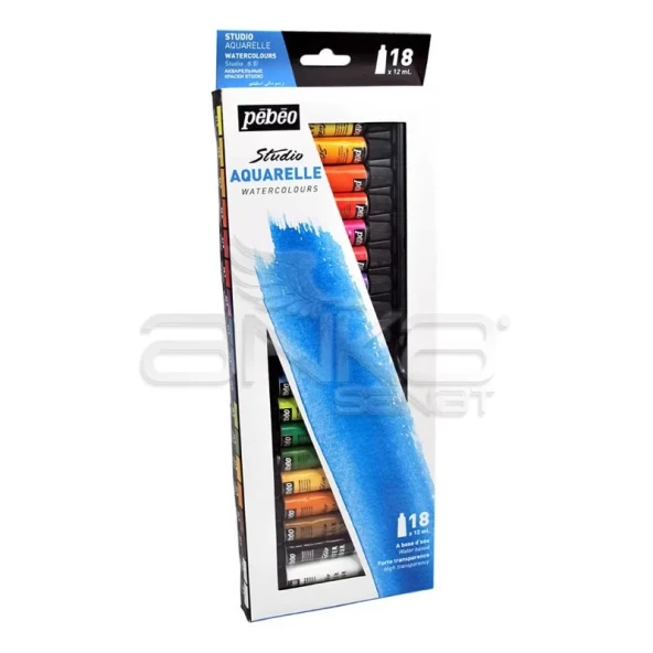 Pebeo Studio Sulu Boya Seti 12ml 18li 668910 ürün görseli 1