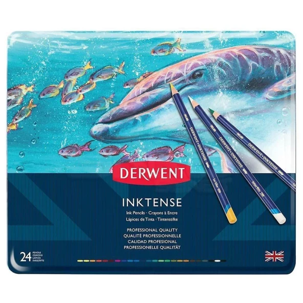 Derwent Inktense 24lü Sulu Boya Kalem Seti 0700929 ürün görseli 1