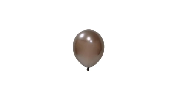 Krom Çikolata Lateks Balon 5 Adet ürün görseli 1