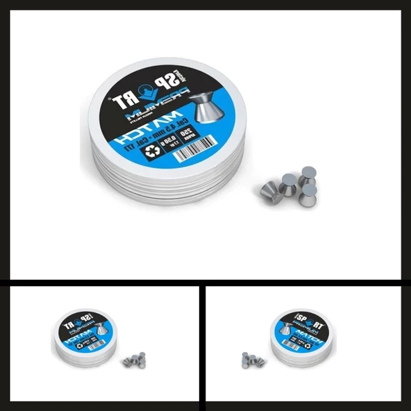 Uyguna-Yakala  4.5 Mm (250li) Premium Match Havalı Saçma-SAÇ.060 ürün görseli 1