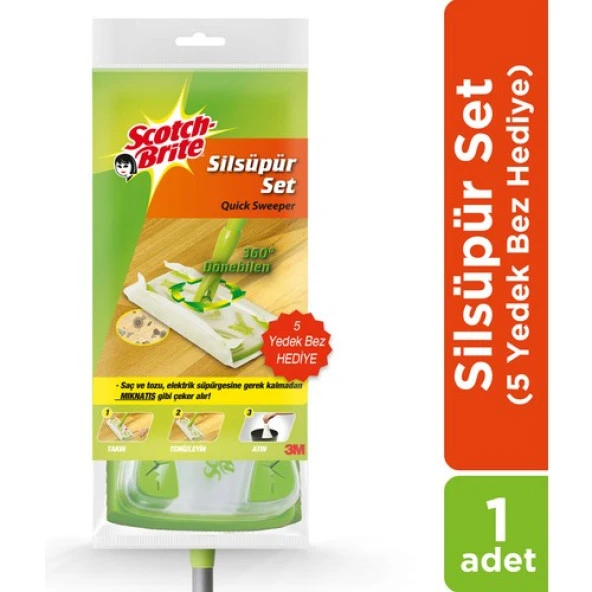 Scotch Brite Silsüpür Q600 Paspas Temizlik Seti ürün görseli 1