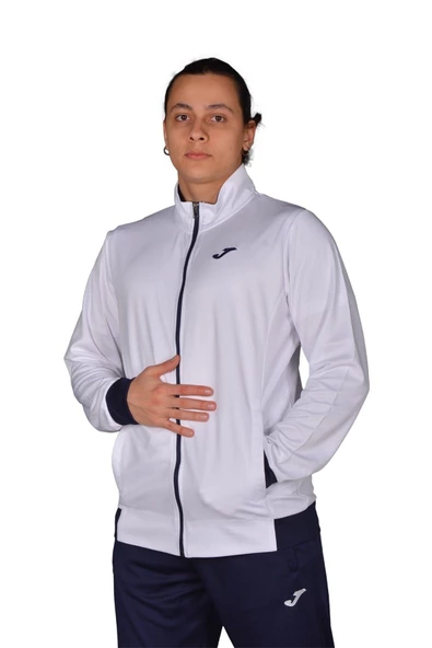 Joma Poly. Hawk - Erkek Beyaz-Lacivert Spor Sweatshirt - 4231300 ürün görseli 1