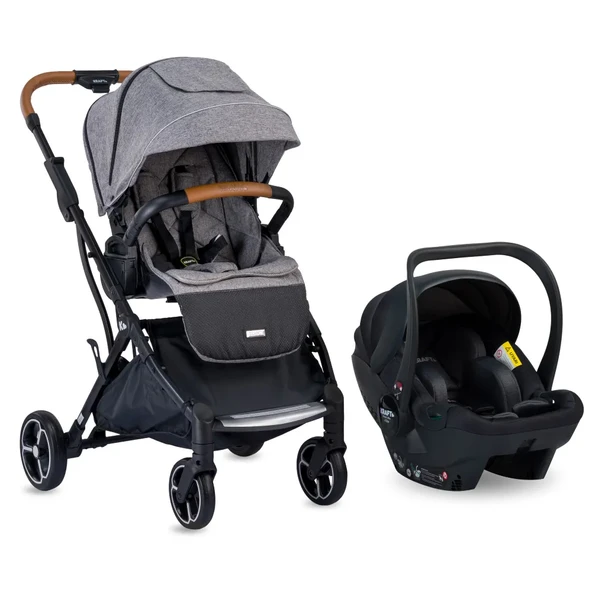 Kraft Juno i-Size Travel Sistem Bebek Arabası / Açık Gri ürün görseli 1