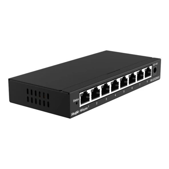 RUIJIE REYEE RG-ES208GC 8GE PORT+1XGB UPLINK L2 YÖNETILEBILIR SWITCH ürün görseli 1