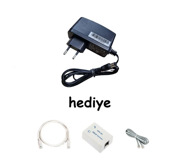 Huawei Adsl/VDSL2/Modem Roter Adaptörü 12 V 1.5 A Kalın Uçlu+Hediye ürün görseli 1