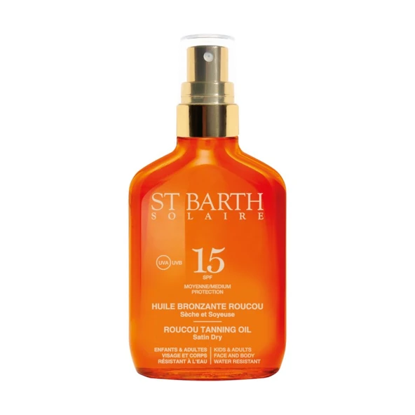 ST BARTH Ligne St. Barth Roucou Oil Spf 15 - Roucou Orta Bronzlaştırıcı Yağ 100 ML ürün görseli 1