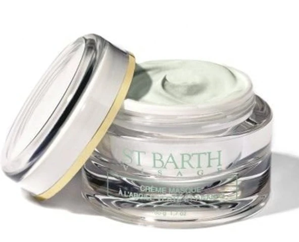 ST BARTH Yağlı Karma ve Problemli Ciltler için  Dengeleyici Yeşil Kil ve Ananaslı Krem Maske 50 ML ürün görseli 1