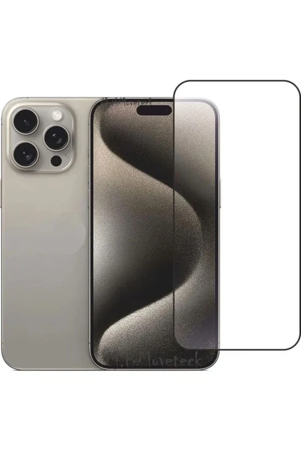 AbaTech İPHONE 15 PRO MAX KIRILMAZ CAM ANTİ STATİC FOUR STRONG FULL SCREEN 9D YÜKSEK KALİTE ürün görseli 1