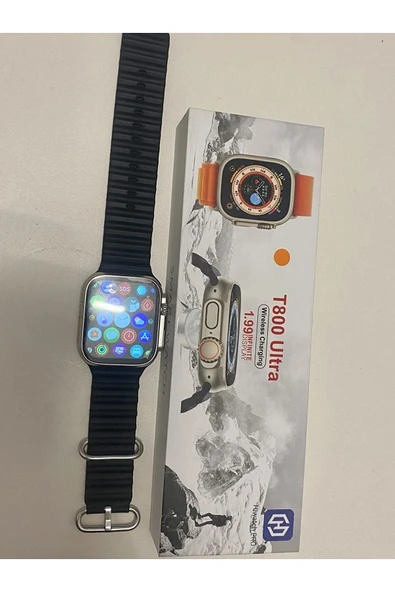 AbaTech Ios X - XR - Ios XSMAX UYUMLU WATCH 8 800T ULTRA 49MM AKILLI SAAT ÇİFT KORDONLU ürün görseli 1