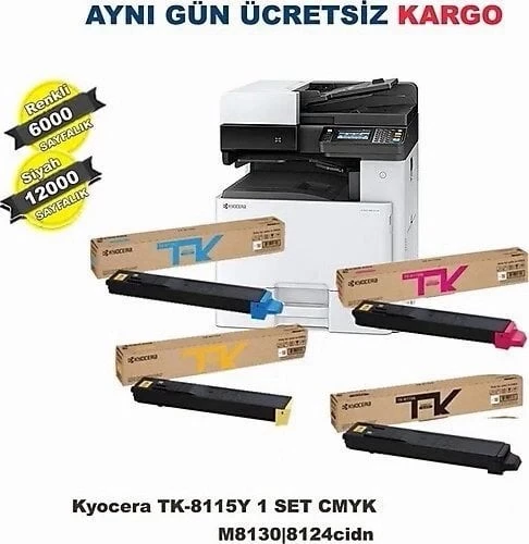 KYOCERA TK-8115 m8124cidn m8130cidn ürün görseli 1