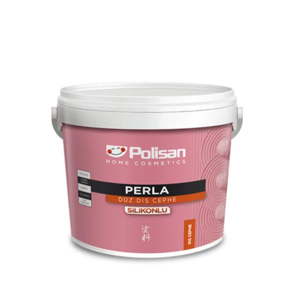 Polisan Perla Silikonlu Beyaz Dış Cephe Boyası 15 LT ürün görseli 1