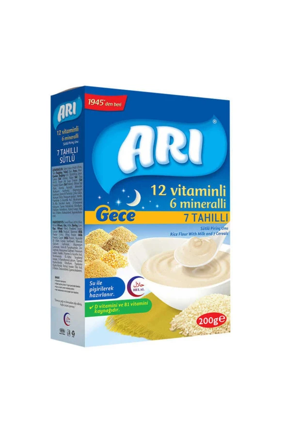 Sütlü 7 Tahıllı Gece Pirinç Unu 200 gr ürün görseli 1