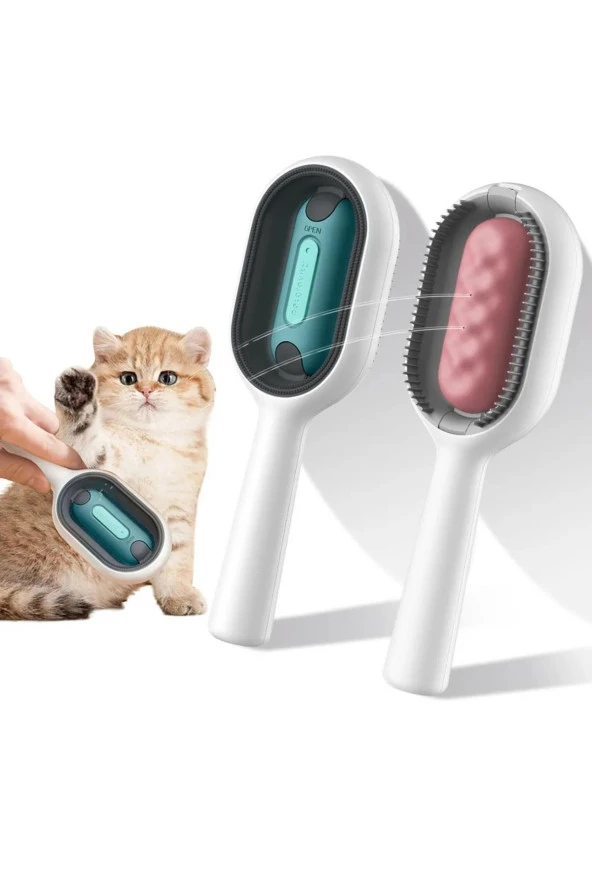 Valkyrie Su Hazneli Kedi Yıkama Fırçası Kedi Tarağı Sulu Yeni Nesil Mavi ürün görseli 1