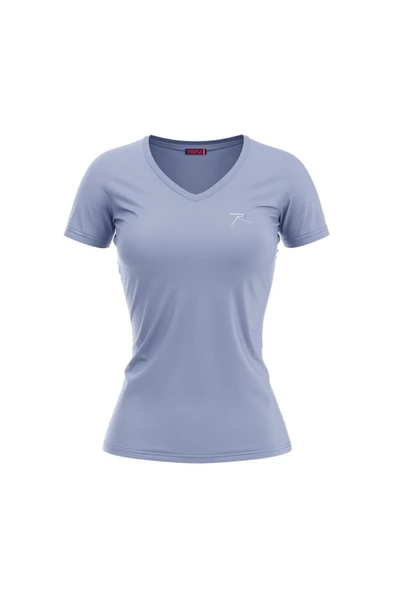 Raru MULIER Kadın Pamuklu Lila Günlük T-shirt ürün görseli 1
