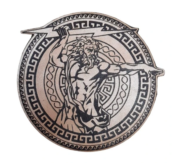 ZEUS - Deri Peç - Arma - Leather Patch - Resim 2