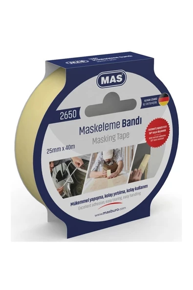 2650 Maskeleme Bandı - 25mm x 40m ürün görseli 1