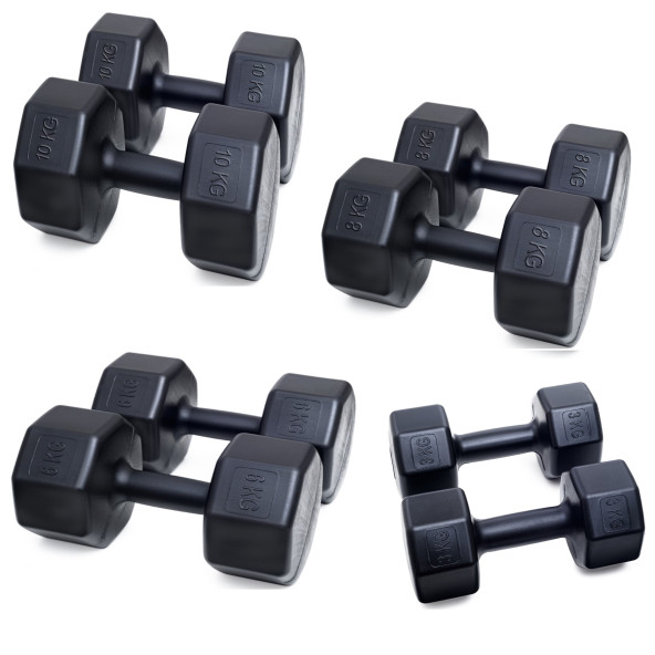 PS SPOR 4 ÇİFT DAMBIL SET 3KG 6KG 8KG 10KG ürün görseli 1