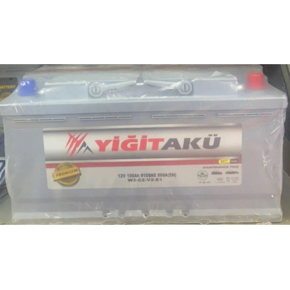 12V 100 AMPER 830A EN   YİĞİT AKÜ   Ü.T   2026 ürün görseli 1