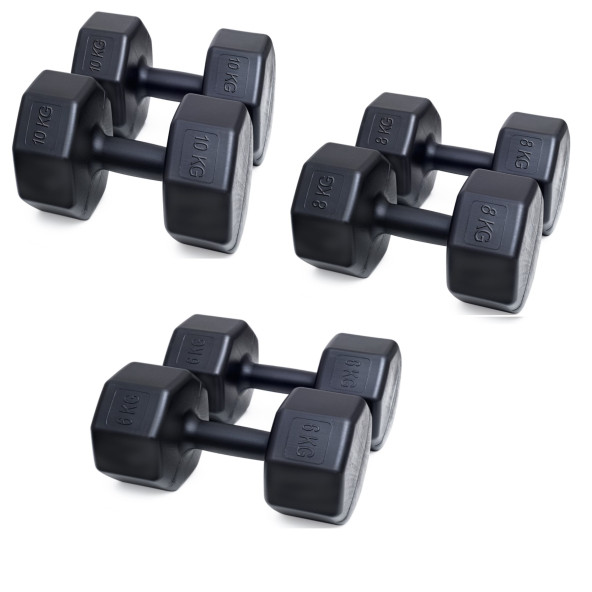 PS SPOR 3 ÇİFT DAMBIL SET 6KG 8KG 10KG ürün görseli 1
