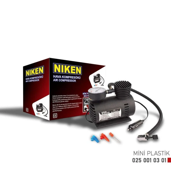 Niken Hava Kompresörü Plastik Ufak 250 Psı ürün görseli 1