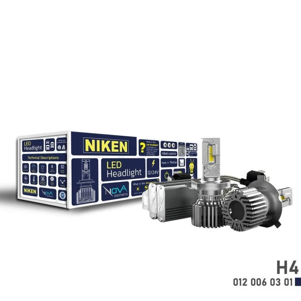 Niken Led Xenon Nova Serisi H4 (90W) ürün görseli 1