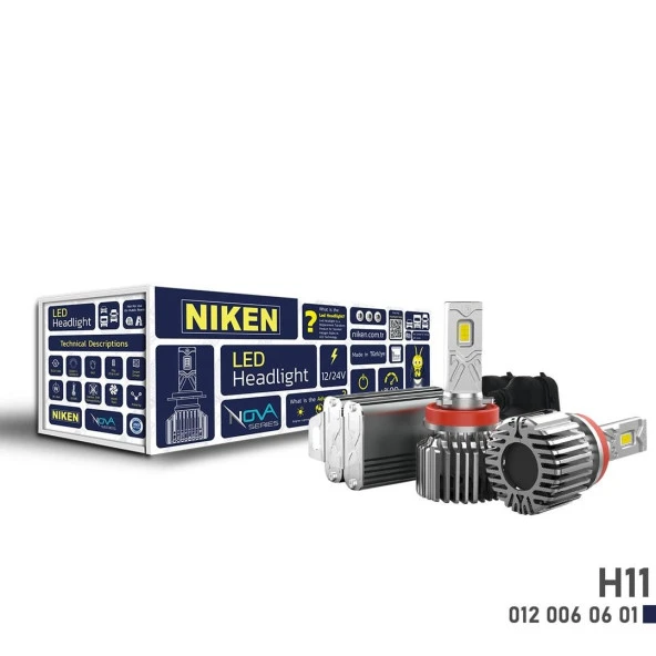 Niken Led Xenon Nova Serisi H11 (90W) ürün görseli 1
